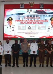 Wujudkan Tata Kelola Bersih, Polres Paniai Bersama Pemkab dan Kejari Nabire Gelar Sosialisasi Pengelolaan Keuangan dan Aset Daerah