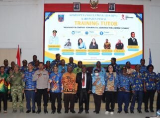 Polres Paniai Dukung Pencegahan HIV/AIDS, Bhabinkamtibmas Jadi Agen Edukasi Masyarakat