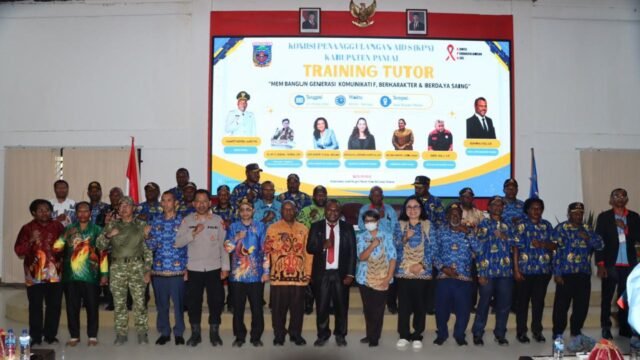 Polres Paniai Dukung Pencegahan HIV/AIDS, Bhabinkamtibmas Jadi Agen Edukasi Masyarakat