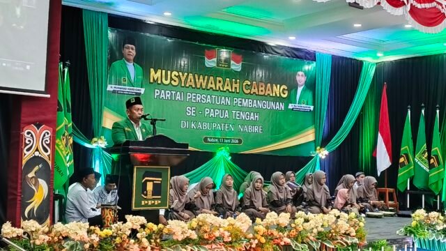 Muscab PPP Se-Papua Tengah Digelar di Nabire, Bahas Strategi Politik dan Penguatan Organisasi