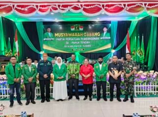 Mesak Magai Hadiri Muscab PPP Papua Tengah, Tekankan Sinergi untuk Kemajuan Daerah