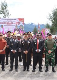 Penuh Kemeriahan, HUT Bhayangkara ke-80 di Paniai Jadi Momentum Perkuat Kedekatan Polri dengan Warga