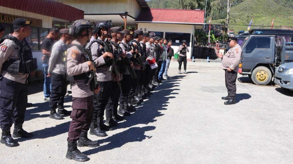 Polres Paniai Gelar Patroli KRYD, Perkuat Kehadiran Polisi di Tengah Masyarakat