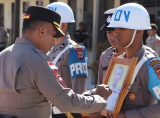 Tegakkan Disiplin Organisasi, Polres Paniai Resmi PTDH Bripka Shiltiel Valdo Danomira
