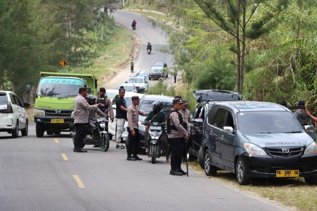 Polres Paniai Tingkatkan Patroli dan Razia Jelang HUT ke-81 Kemerdekaan RI