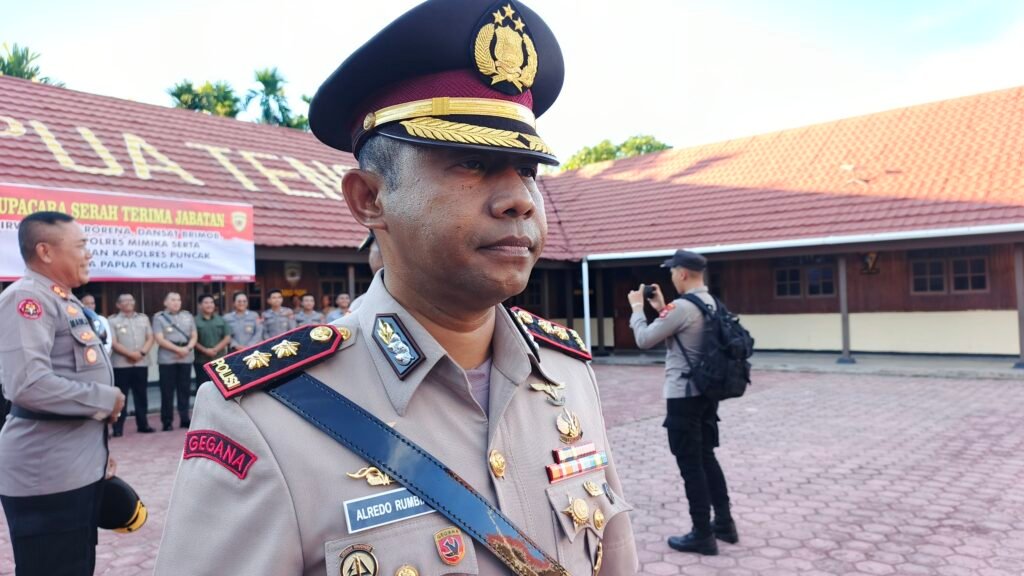 Jabat Kapolres Mimika, AKBP Alf redo: Memelihara Kamtibmas Menjadi Kewajiban