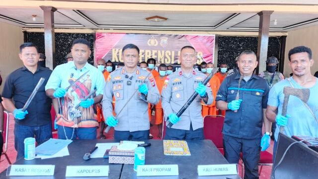 186 Perkara Ditangani, Polres Nabire Tancap Gas Berantas Kejahatan 3C
