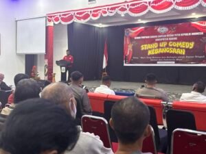 Mari Tong Ketawa dan Bahagia, BMP RI Nabire Bawa Pesan Damai Lewat Stand Up Comedy Kebangsaan