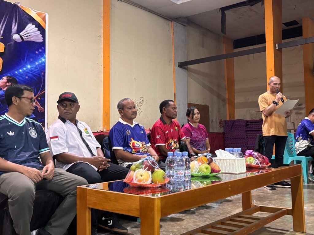 PB Gorengan Cup 2026 Resmi Dibuka, 95 Pasang Peserta Ramaikan Kejuaraan Bulutangkis Se-Nabire