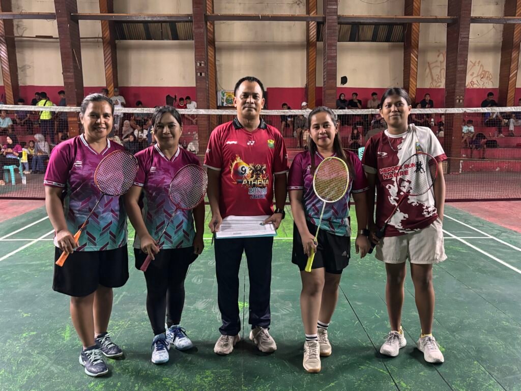 PB Gorengan Cup 2026 Resmi Dibuka, 95 Pasang Peserta Ramaikan Kejuaraan Bulutangkis Se-Nabire