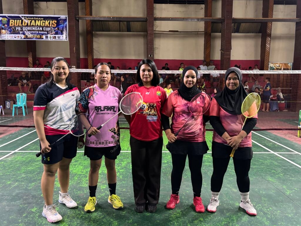 PB Gorengan Cup 2026 Resmi Dibuka, 95 Pasang Peserta Ramaikan Kejuaraan Bulutangkis Se-Nabire