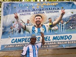 Fans Senior Argentina di Nabire Yakin Messi Angkat Trofi Lagi: “Ini Tahunnya Messi”