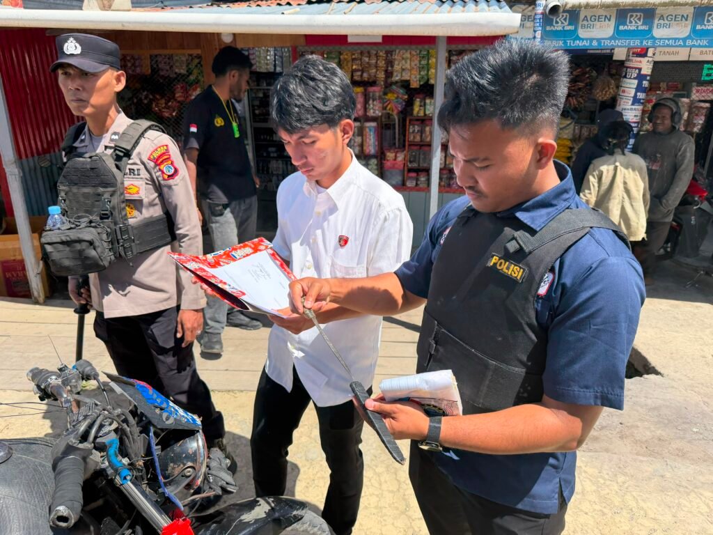 Polres Paniai Gelar Kegiatan Imbangan Antisipasi Aksi Unjuk Rasa Serentak Se-papua Raya