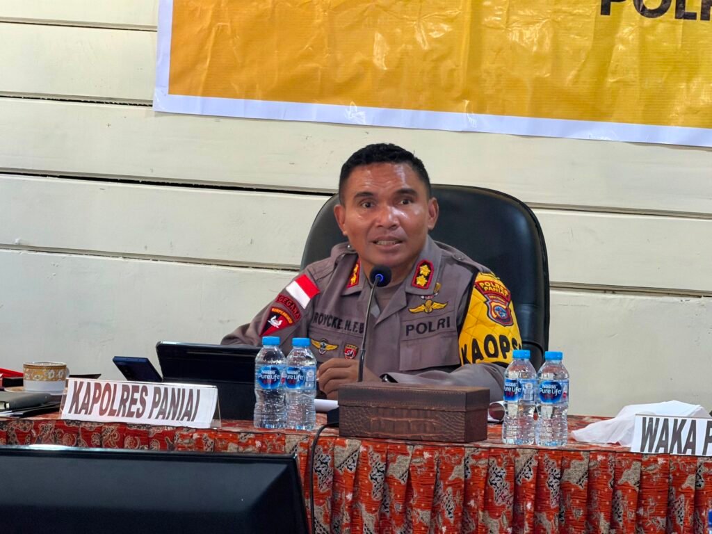 Polres Paniai Gelar Operasional Bulanan, Evaluasi Kinerja untuk Tingkatkan Pelayanan kepada Masyarakat