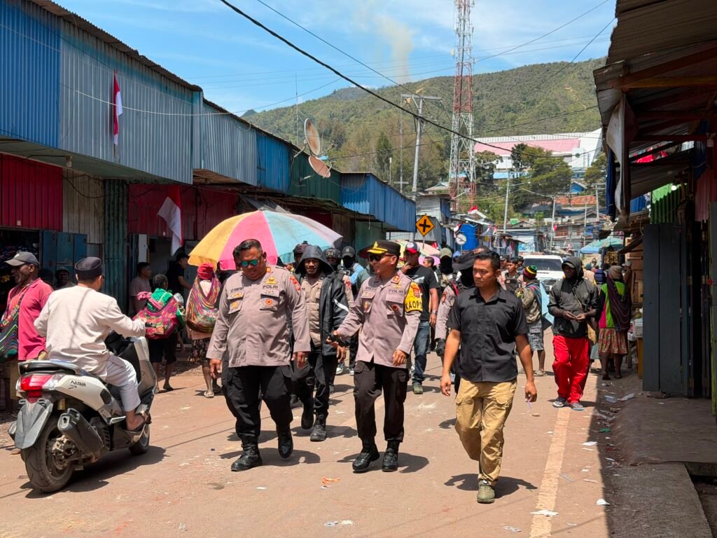 Polres Paniai Gerak Cepat Tangani Keributan di Pasar Enarotali, Situasi Berhasil Dikendalikan