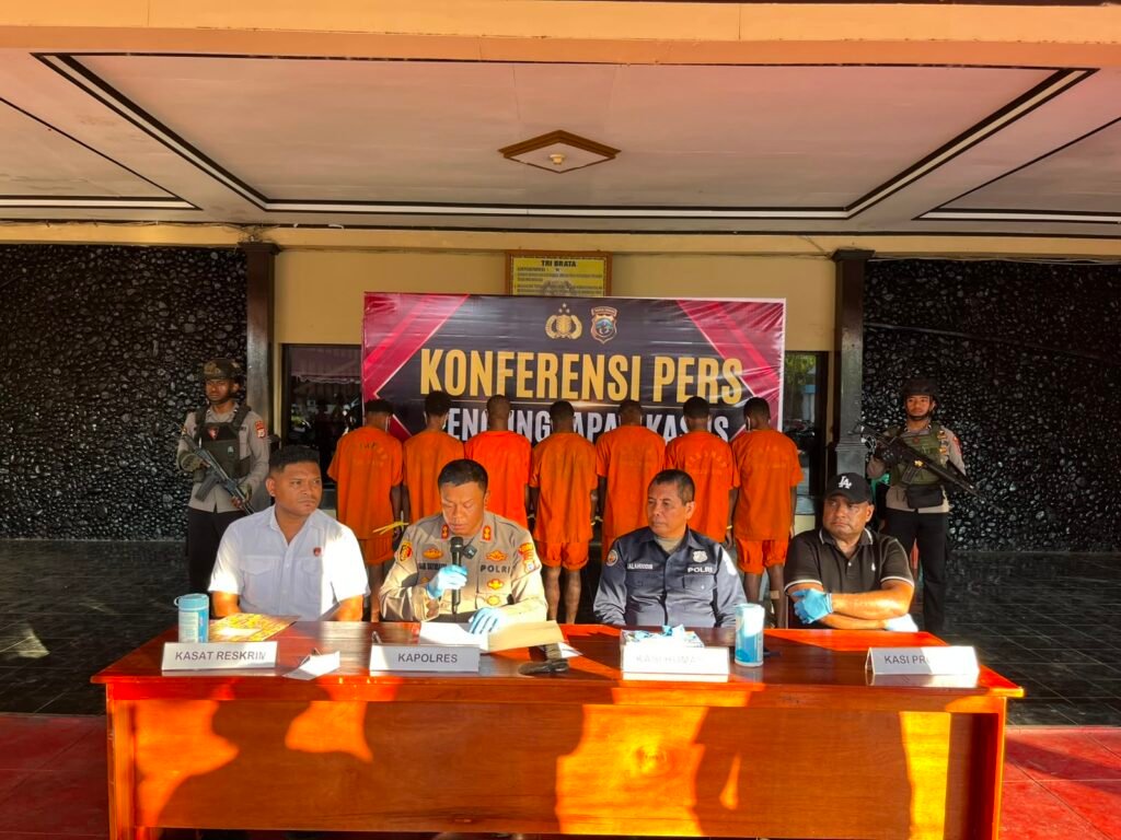 Polres Nabire Ungkap 8 Kasus Curas, Amankan 7 Pelaku dan 62 Sepeda Motor