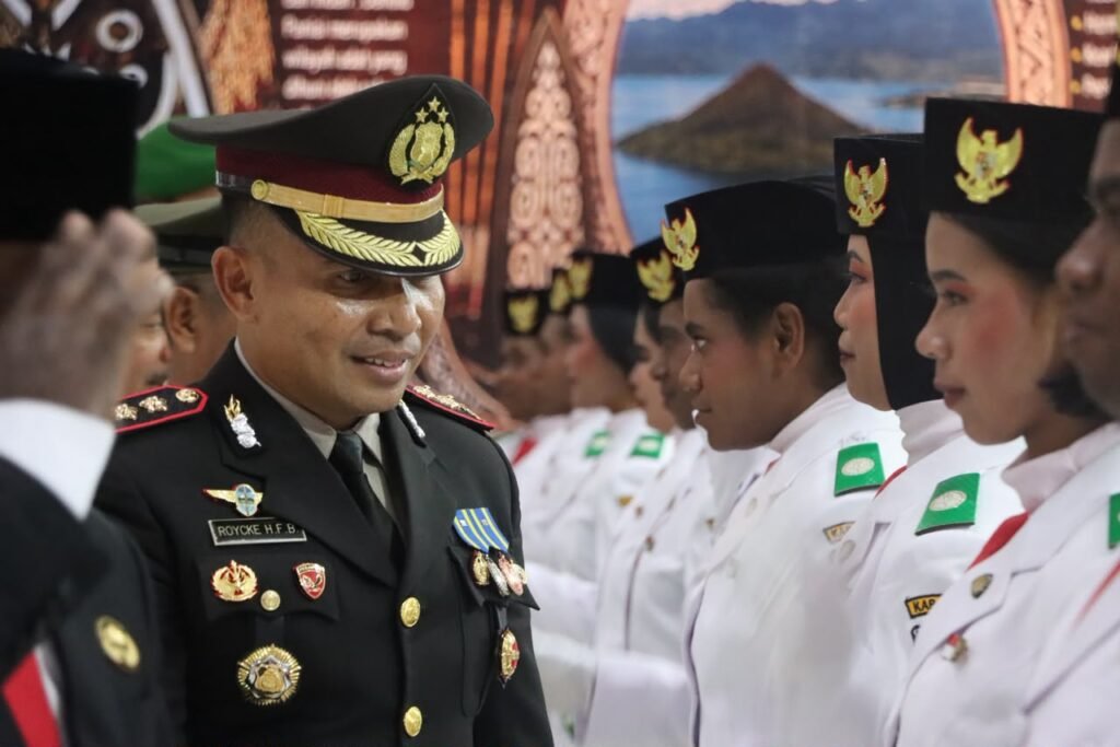 Pengukuhan Paskibra Paniai Sukses Digelar, TNI-Polri Siap Amankan Puncak HUT RI ke-81