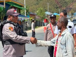 Polres Paniai Gelar Kegiatan Imbangan Antisipasi Aksi Unjuk Rasa Serentak Se-papua Raya