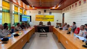 Polres Paniai Gelar Operasional Bulanan, Evaluasi Kinerja untuk Tingkatkan Pelayanan kepada Masyarakat