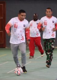 Turnamen Futsal Antar OPD, OKP, dan Instansi Vertikal Resmi Dibuka, Meriahkan HUT Ke-81 Kemerdekaan RI di Paniai