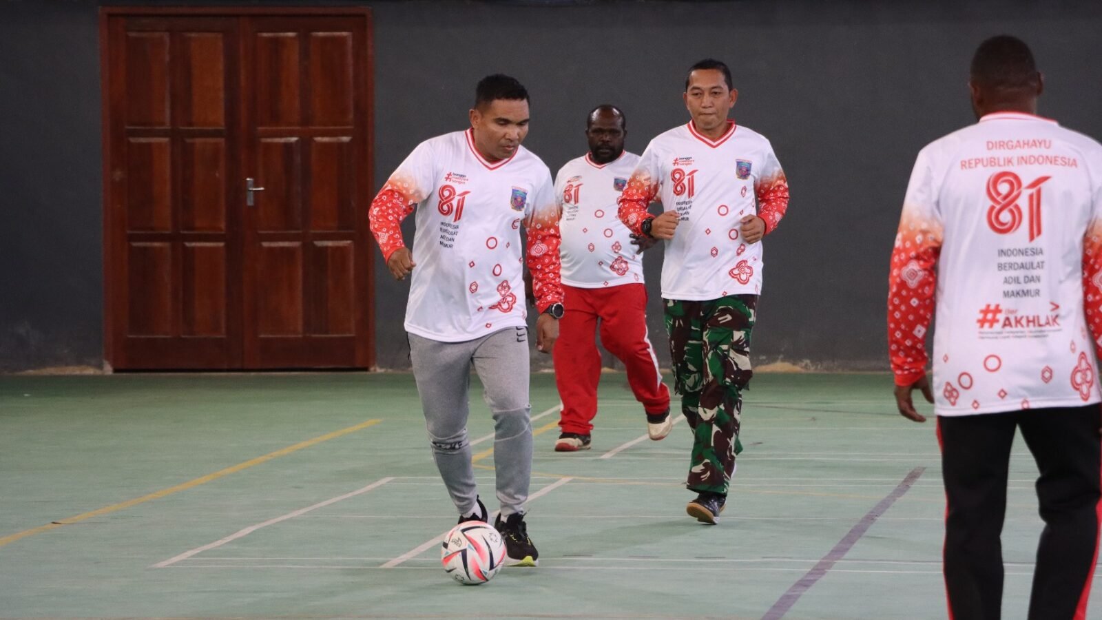 Turnamen Futsal Antar OPD, OKP, dan Instansi Vertikal Resmi Dibuka, Meriahkan HUT Ke-81 Kemerdekaan RI di Paniai