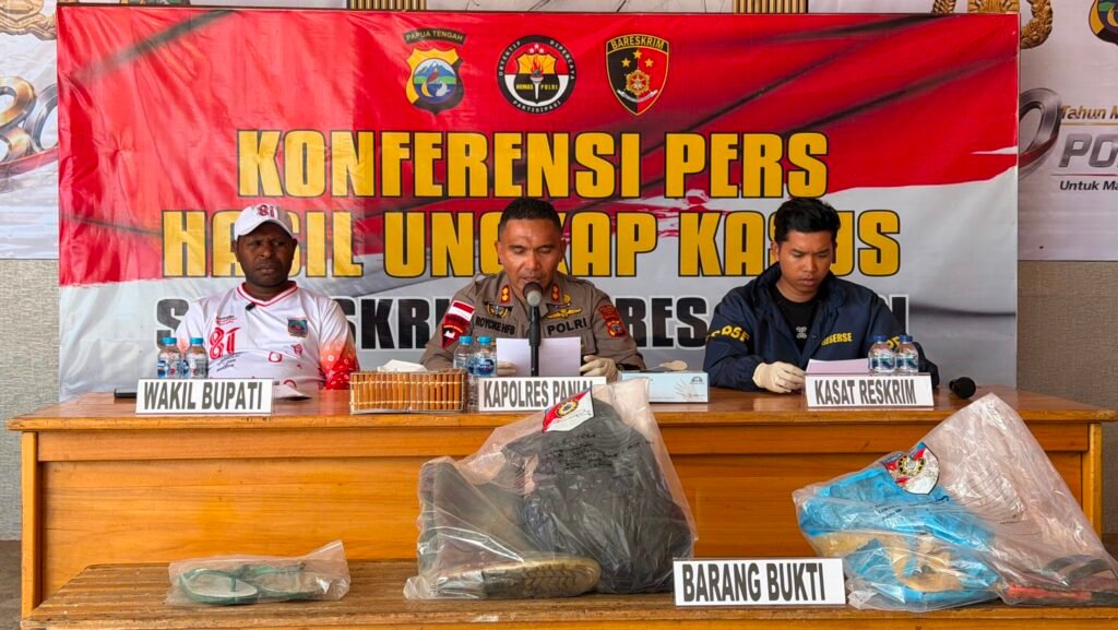 Polres Paniai Ungkap Kasus Penikaman dalam Waktu Kurang dari 1×24 Jam