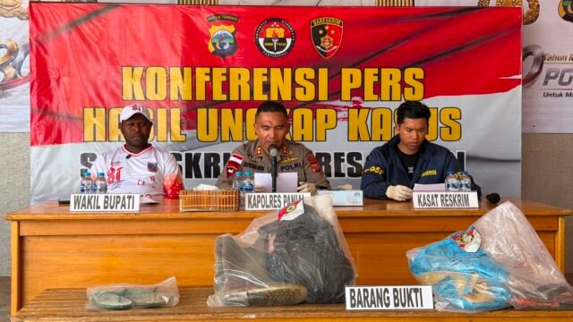 Polres Paniai Ungkap Kasus Penikaman dalam Waktu Kurang dari 1×24 Jam