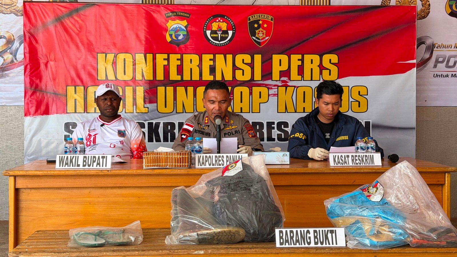 Polres Paniai Ungkap Kasus Penikaman dalam Waktu Kurang dari 1×24 Jam