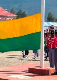 Sinergi TNI-Polri dan Pemkab Paniai Gelar Geladi Kotor Upacara HUT RI ke-81