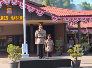 Polres Nabire Gelar Upacara Peringatan Hari Juang Polri
