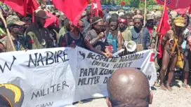 KNPB Sampaikan Pernyataan Politik dan Serahkan Dokumen Aspirasi di Kantor MRP Papua Tengah