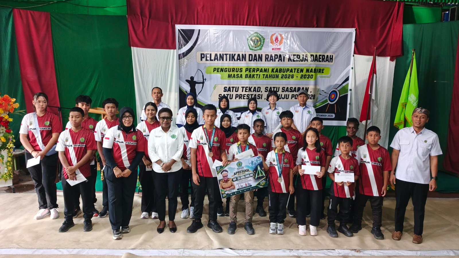 Atlet Perpani Nabire Sumbang 5 Medali untuk Papua Tengah di Kejurnas Panahan Junior 2026
