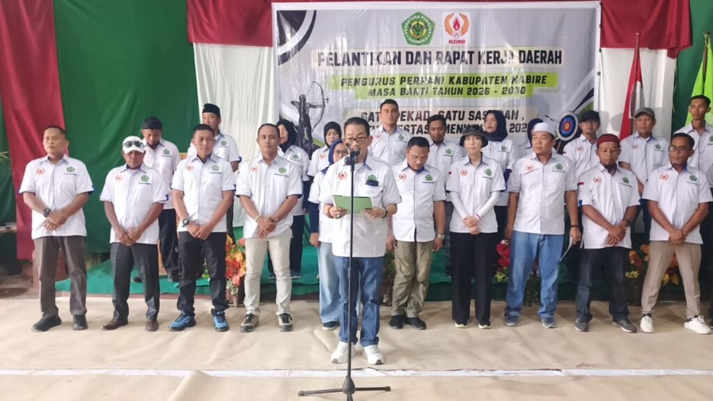 Rakerda Perpani Nabire Bahas Program Pembinaan Atlet Menuju Pra-PON 2027