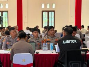 Polres Paniai Ikuti Pemeriksaan Audit Kinerja Itwasum Polri Tahap II TA 2026