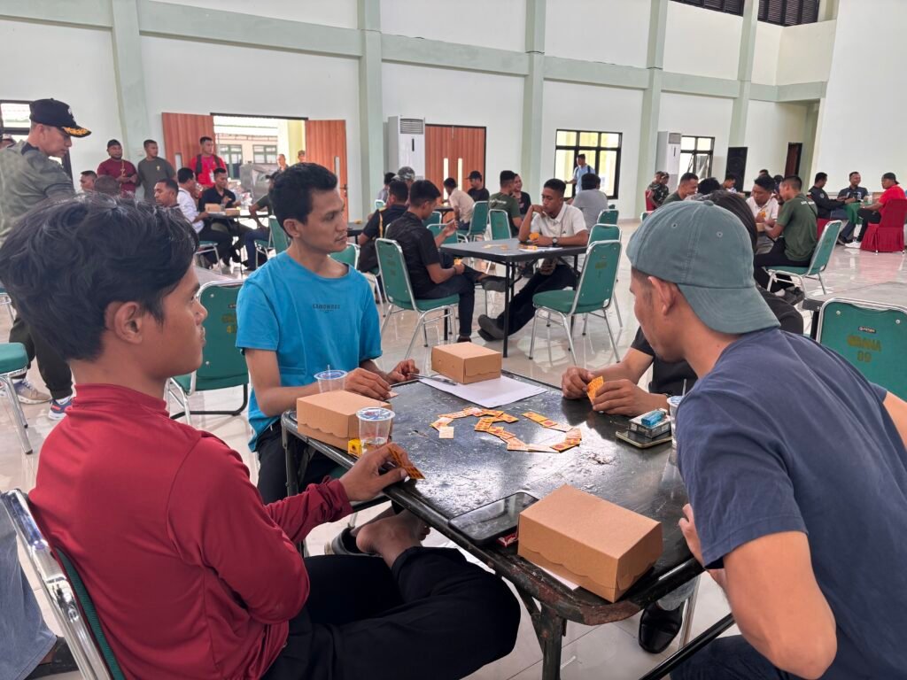 Turnamen Domino HUT TNI ke-81 di Nabire Diikuti 104 Tim