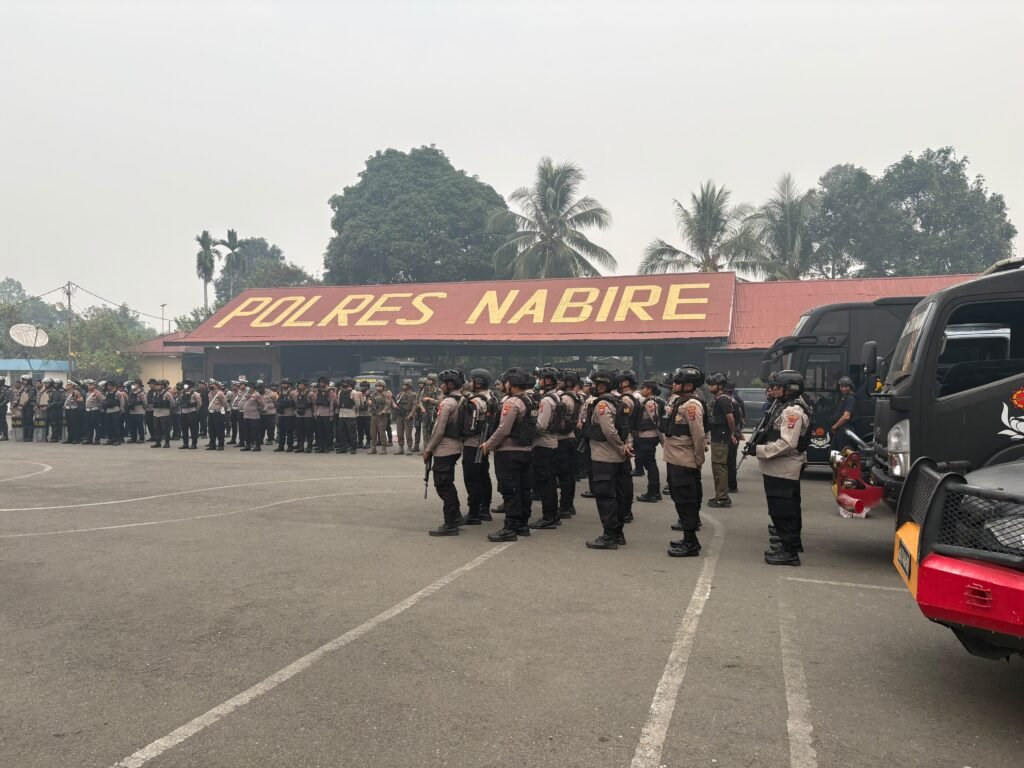 Jelang Aksi MBG, Kapolres Nabire Tekankan Pengamanan Humanis