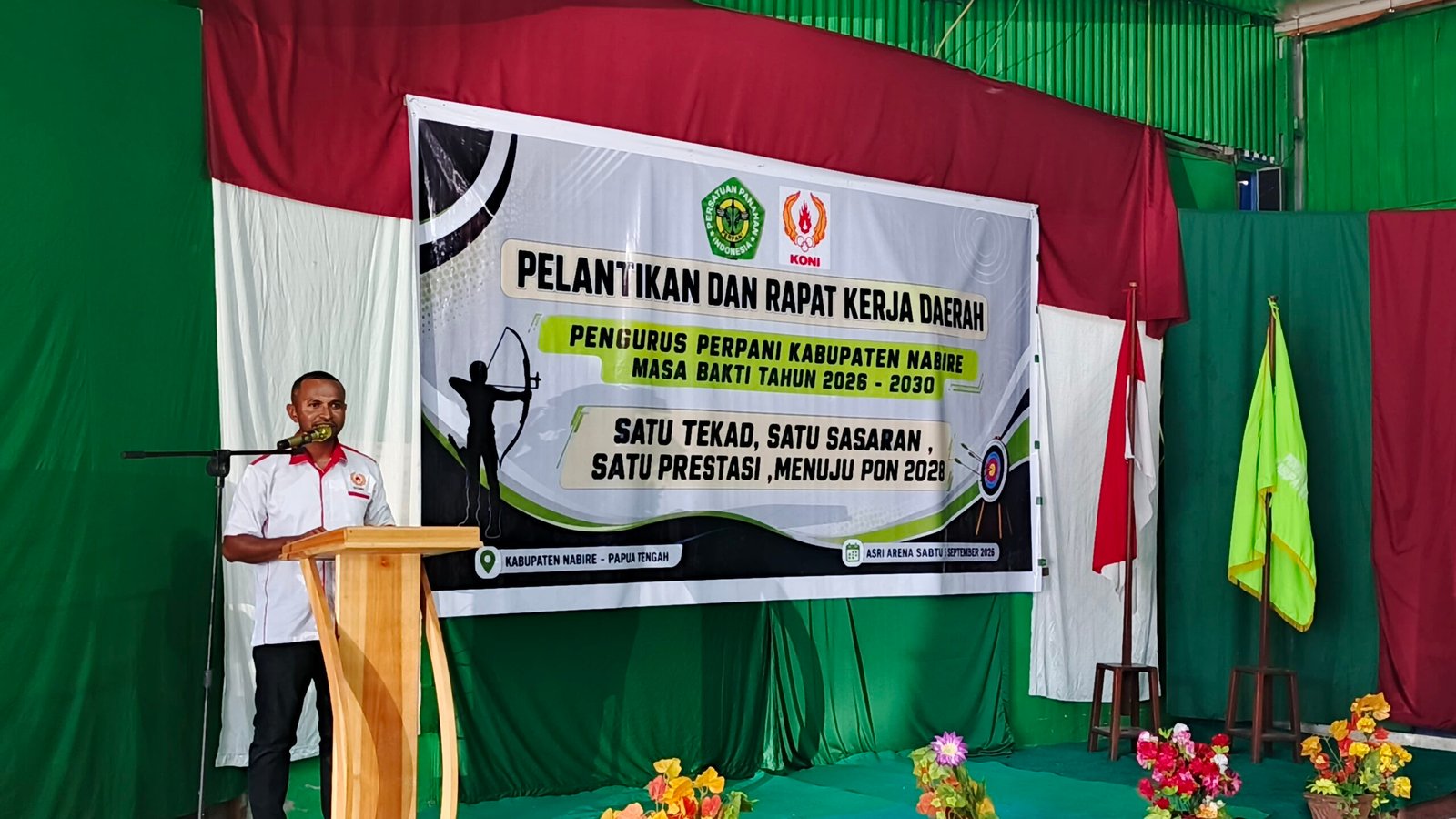 KONI Nabire Nilai Perpani Aktif Bergerak dan Siap Menuju PON 2028