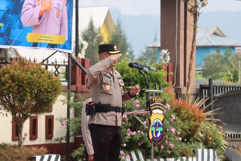 Gelar Pasukan Operasi Patuh Noken 2026 di Paniai: Kedepankan Pelayanan dan Keteladanan Aparat