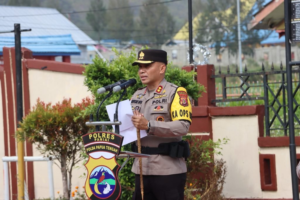 Gelar Pasukan Operasi Patuh Noken 2026 di Paniai: Kedepankan Pelayanan dan Keteladanan Aparat