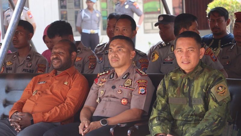 Wujudkan Pelayanan Prima, Kapolres Paniai Resmikan Gedung Pelayanan Satu Atap “Dharma Ksatria”Polres Paniai