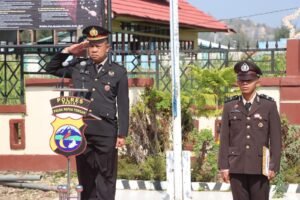 Wakapolres Paniai Pimpin Upacara Peringatan Hari Kesaktian Pancasila