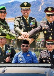 HUT Ke-81 TNI, Dandim 1703 Tekankan Soliditas TNI-Polri dan Pemkab Paniai