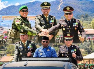 HUT Ke-81 TNI, Dandim 1703 Tekankan Soliditas TNI-Polri dan Pemkab Paniai