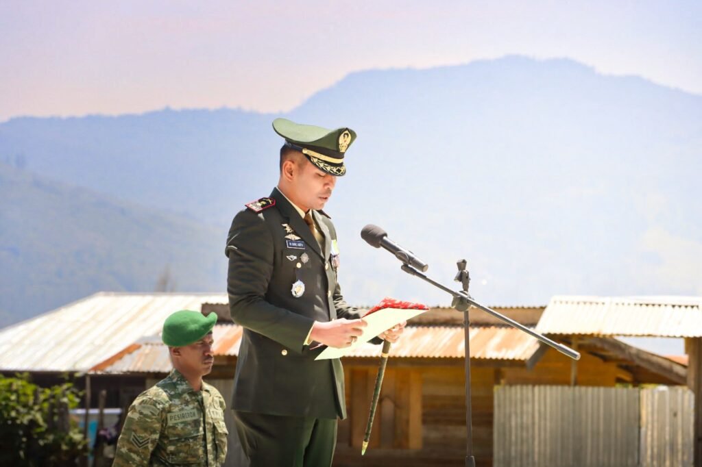 HUT Ke-81 TNI, Dandim 1703 Tekankan Soliditas TNI-Polri dan Pemkab Paniai