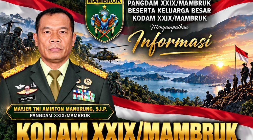 Kodam XXIX/Mambruk Resmi Berdiri, Perkuat Pertahanan di Papua Tengah
