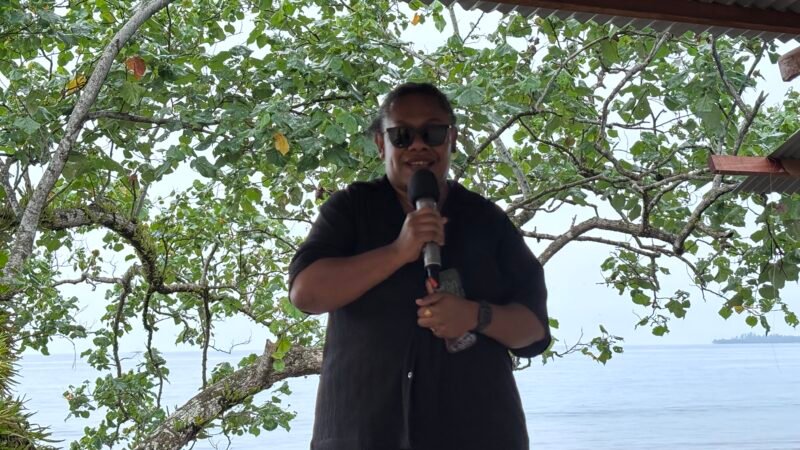 Pembubaran Panitia Papua Reggae Festival XI di Pantai Wisata Budi Nabire.