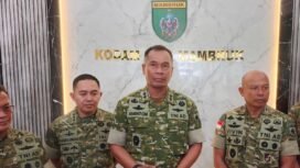 Pangdam XXIX/Mambruk Mayjen TNI Aminton Manurung di Nabire